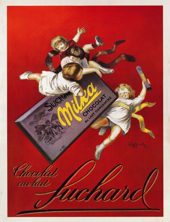 Suchard Swiss Chocolate Landscape Advert Vintage Retro Style Metal Sign Plaque