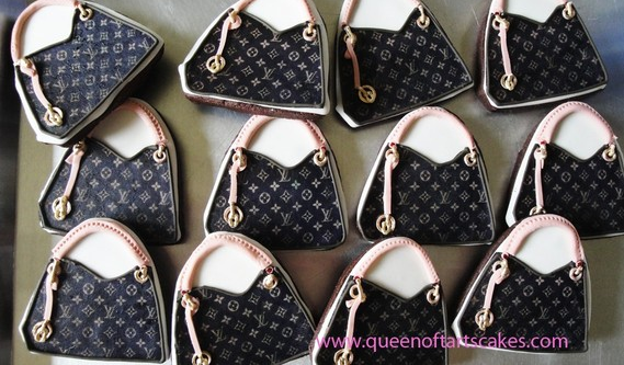 Louis Vuitton Designer Handbag Cookies - Bakers and Artists