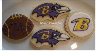Baltimore Ravens Cookies